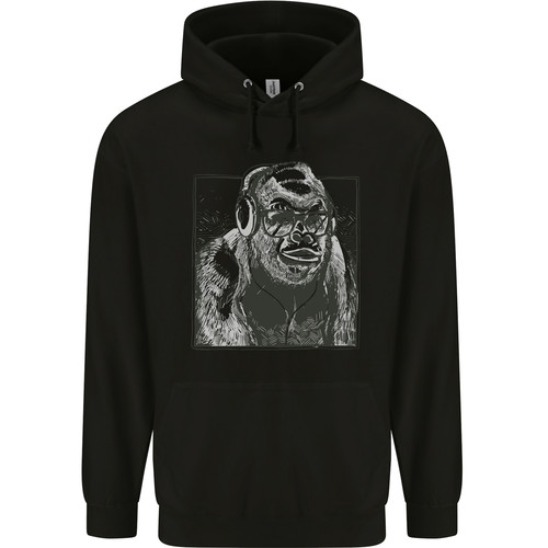 Felpa con cappuccio gorilla - cappuccio,