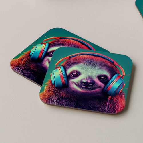 Sottobicchiere sloth tappetini - sottobicchiere,