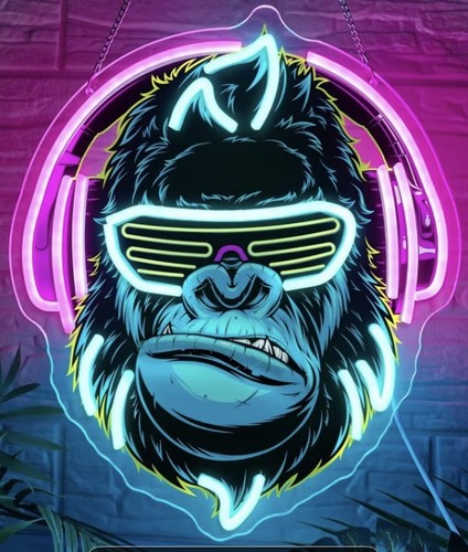 Pop art gorilla with - pop,